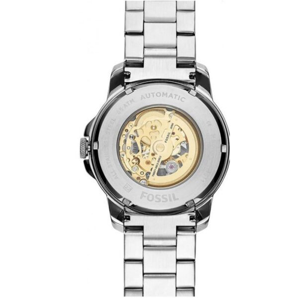 Fossil (ME3112) Grant Skeleton Dial Two Tone Stainless Automatic Men's Watch - Image 4